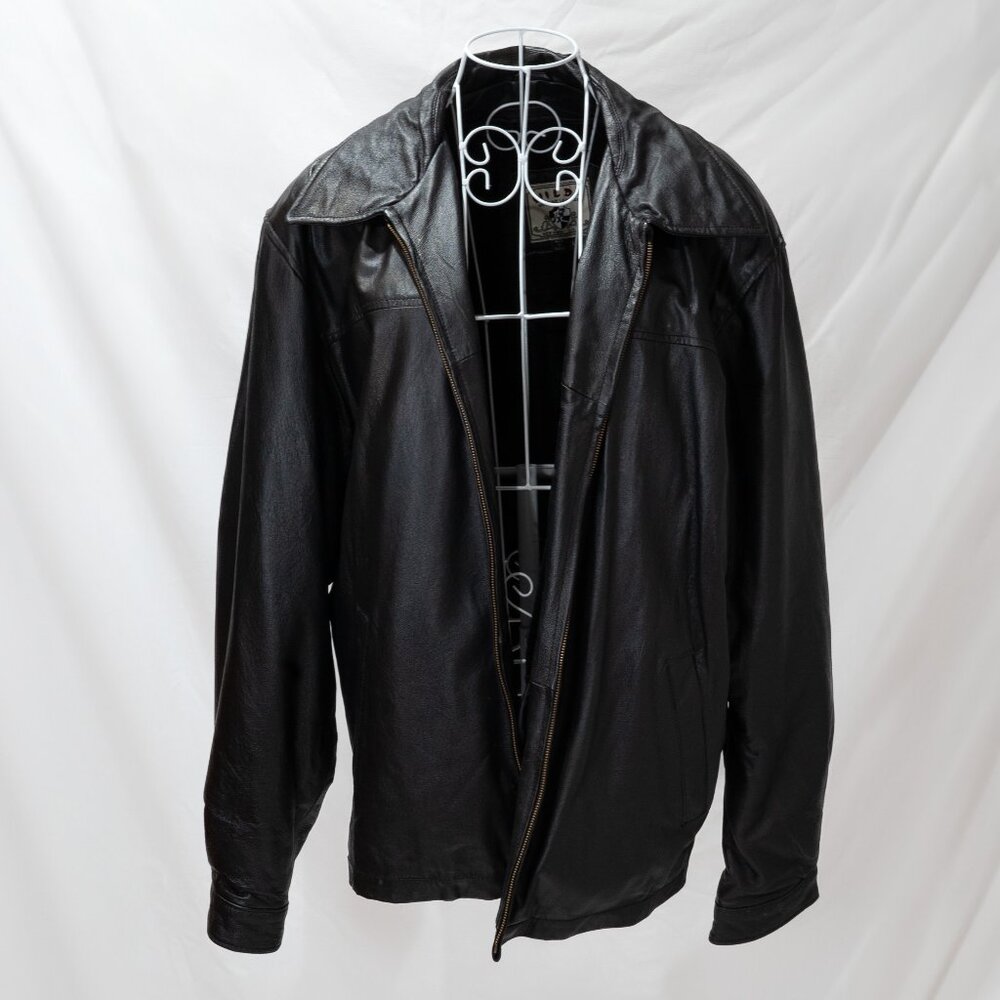 Wilda Leather Jacket | Black | Large